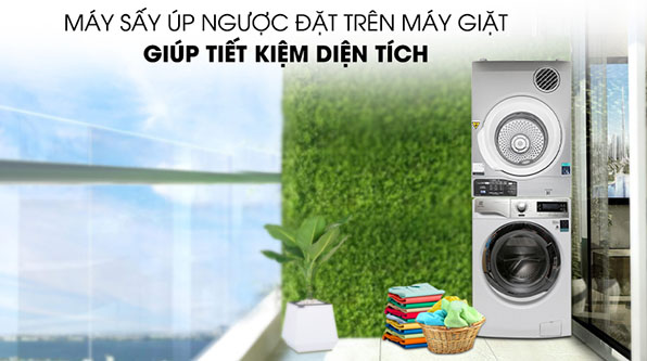 Máy sấy úp ngược là gì? Top 3 máy sấy Electrolux úp ngược