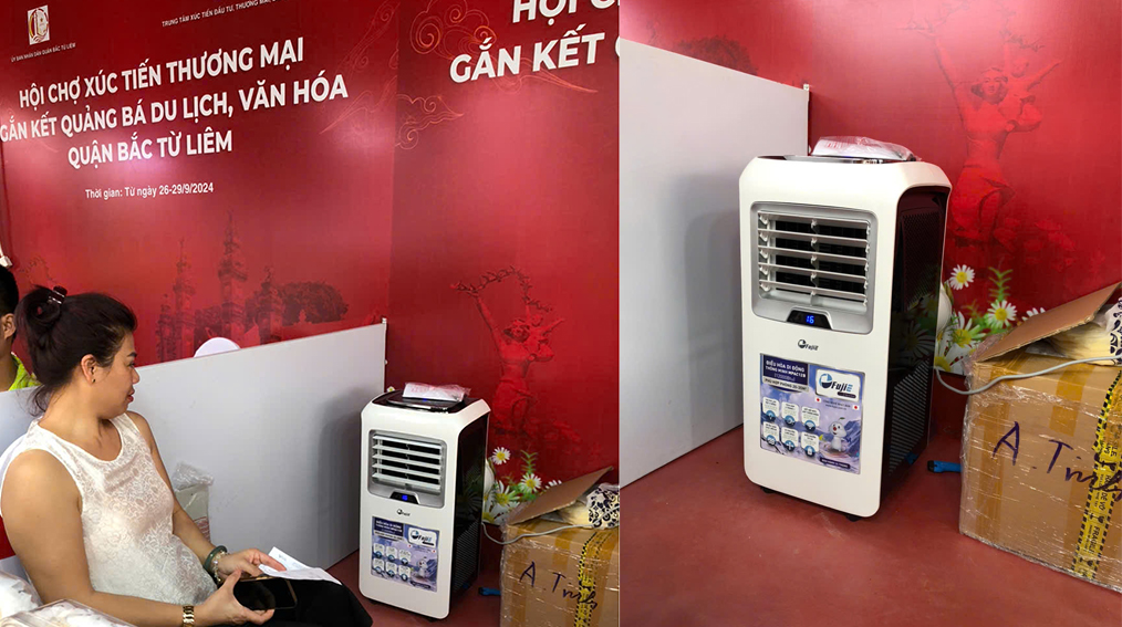 Điều hòa di động - Giải pháp làm mát cho gian hàng hội chợ