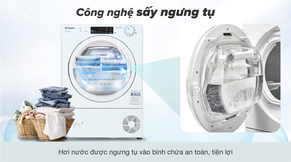 Top 5 máy sấy quần áo ngưng tụ dưới 10 triệu tốt nhất
