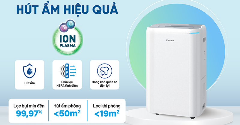 Daikin ra mắt mẫu máy hút ẩm chính hãng tại Việt Nam