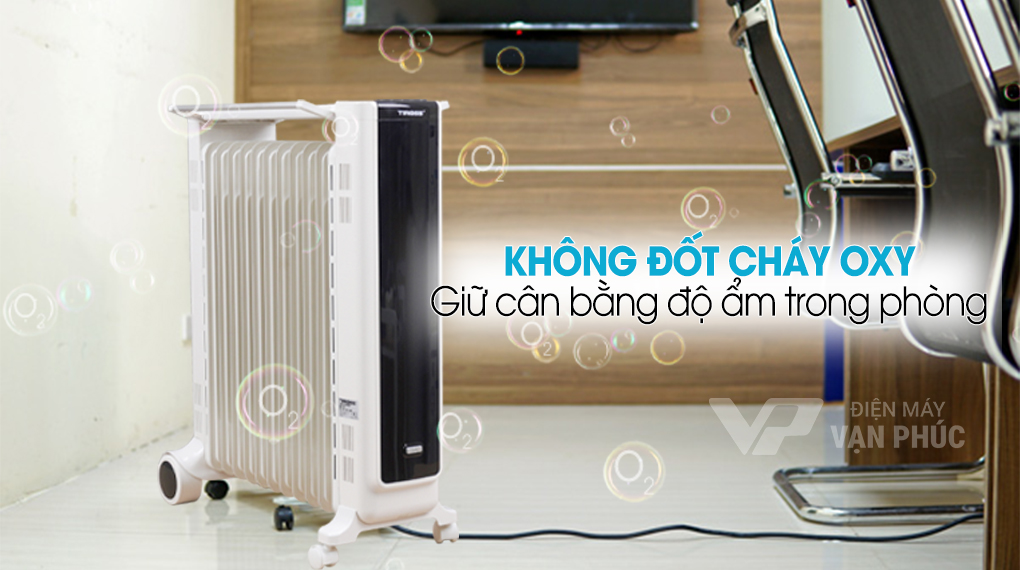 So sánh máy sưởi dầu Tiross TS9212, TS9213, TS9215