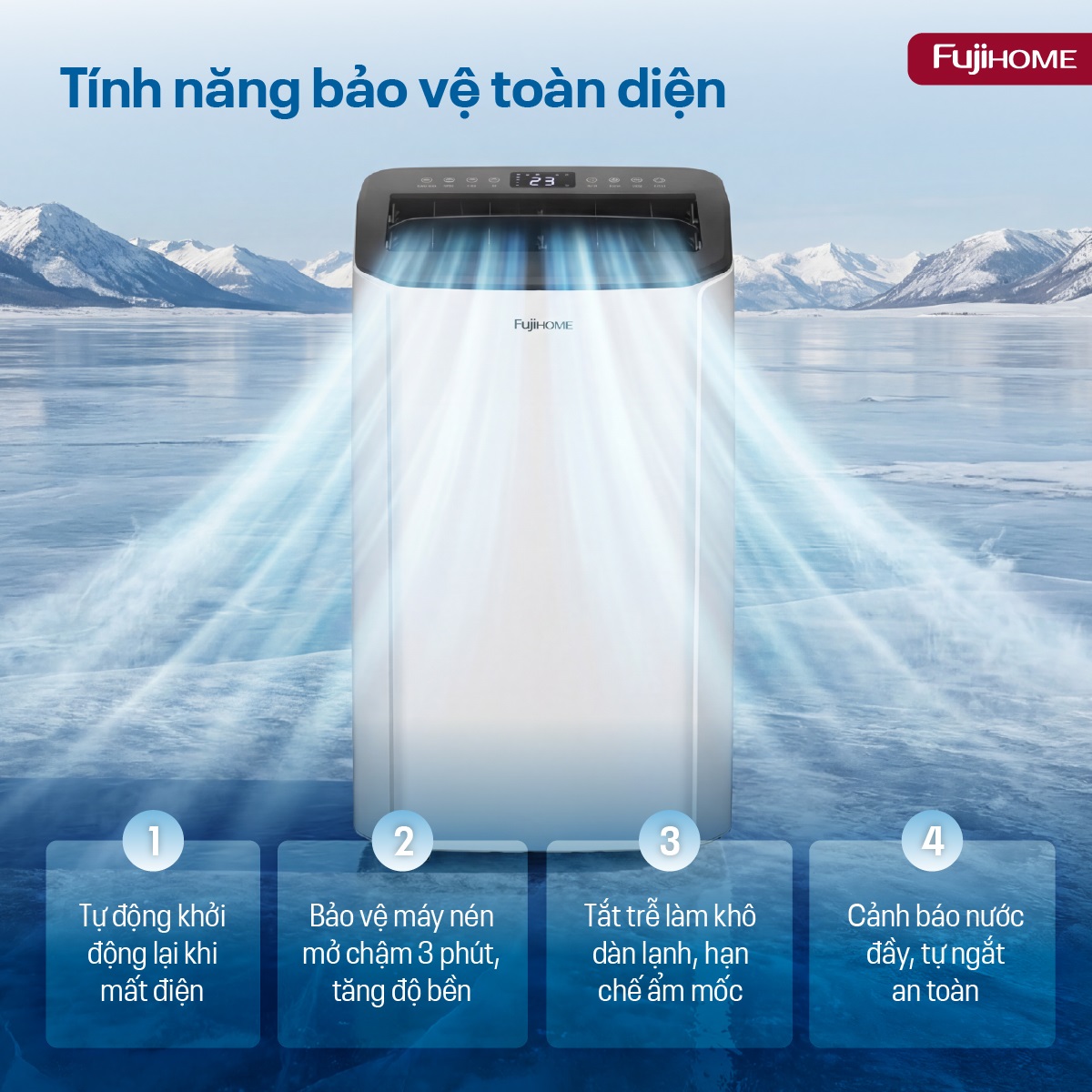 Điều hòa di động Fujihome PAC14Pro an toàn.jpg